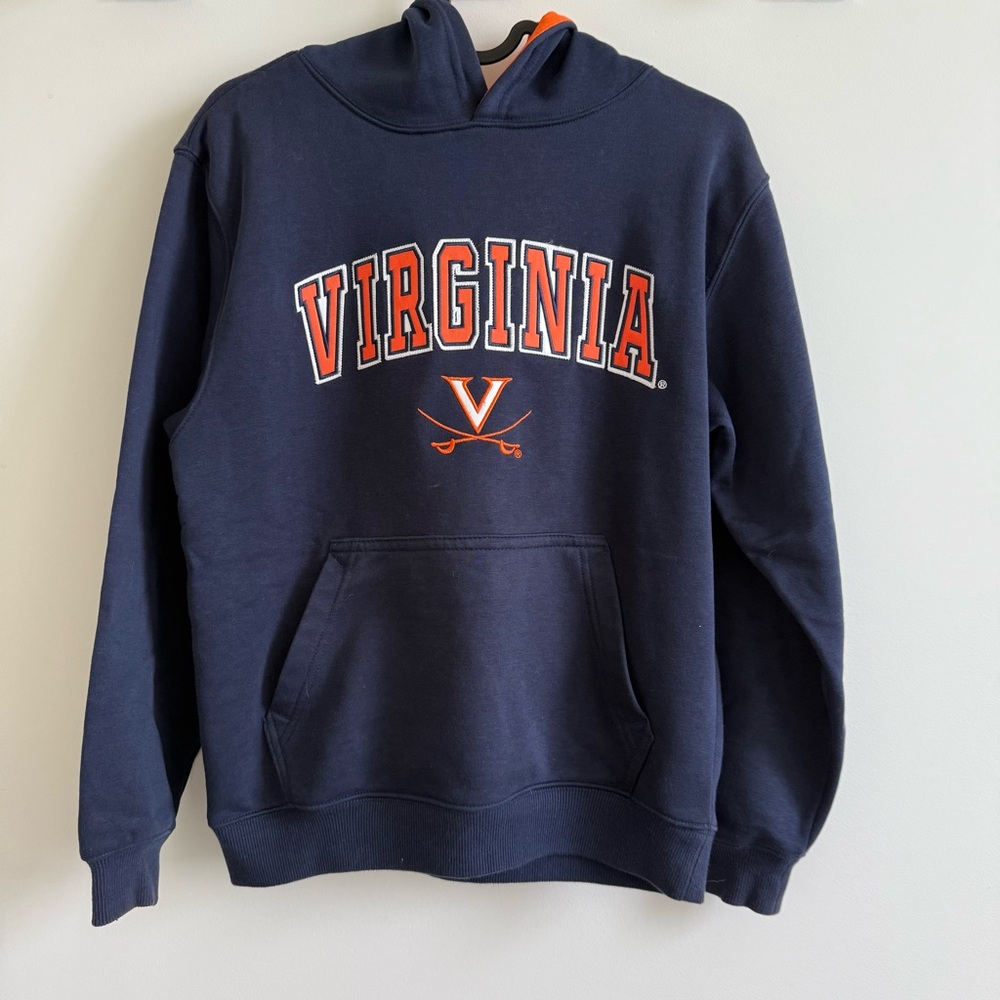 Navy University of Virginia youth hoodie
